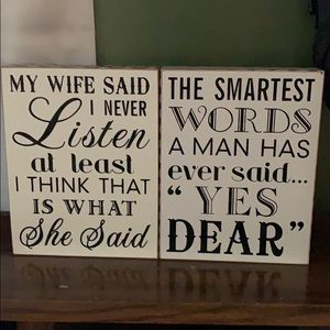 ‘My wife’ wall art